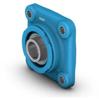 Unidad de cojinete de bolas con brida cuadrada, tornillos de fijación, 36.513 mm ID