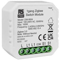 Interruptor de Zigbee y módulo elegante del amortiguador, conductor y regulador, 100W, 10A del LED
