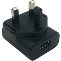Fuente de alimentación de AC-DC, montaje BRITÁNICO de la pared al USB un adaptador, 5V, 2.75W, serie de AQ03K