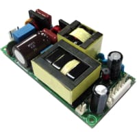Accione Suppy, AC-DC, 225W, marco abierto, médico, 12V, terminal del tornillo, MWLP225
