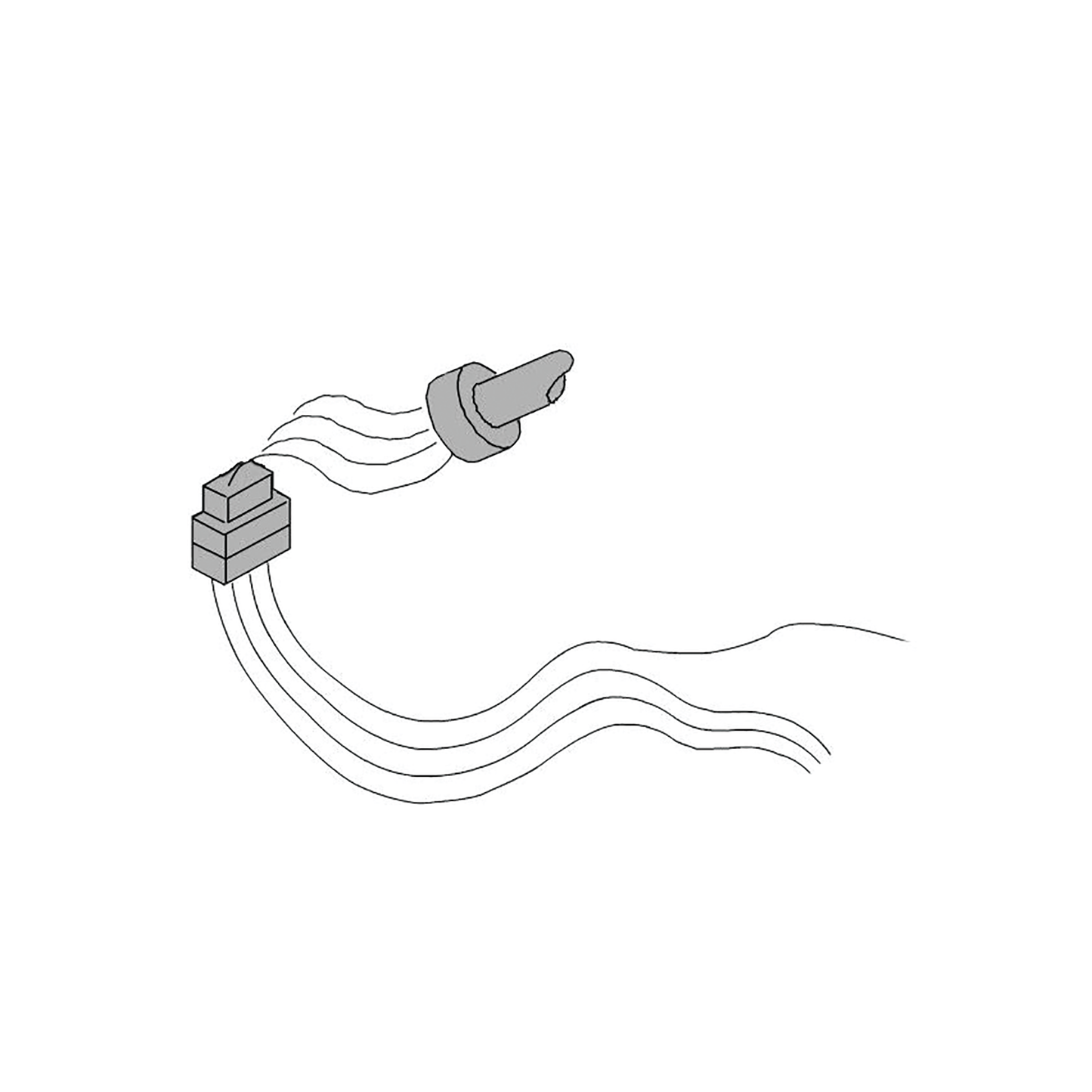 Cable De Motor De 1.2 M Para Barrera Serie 615
