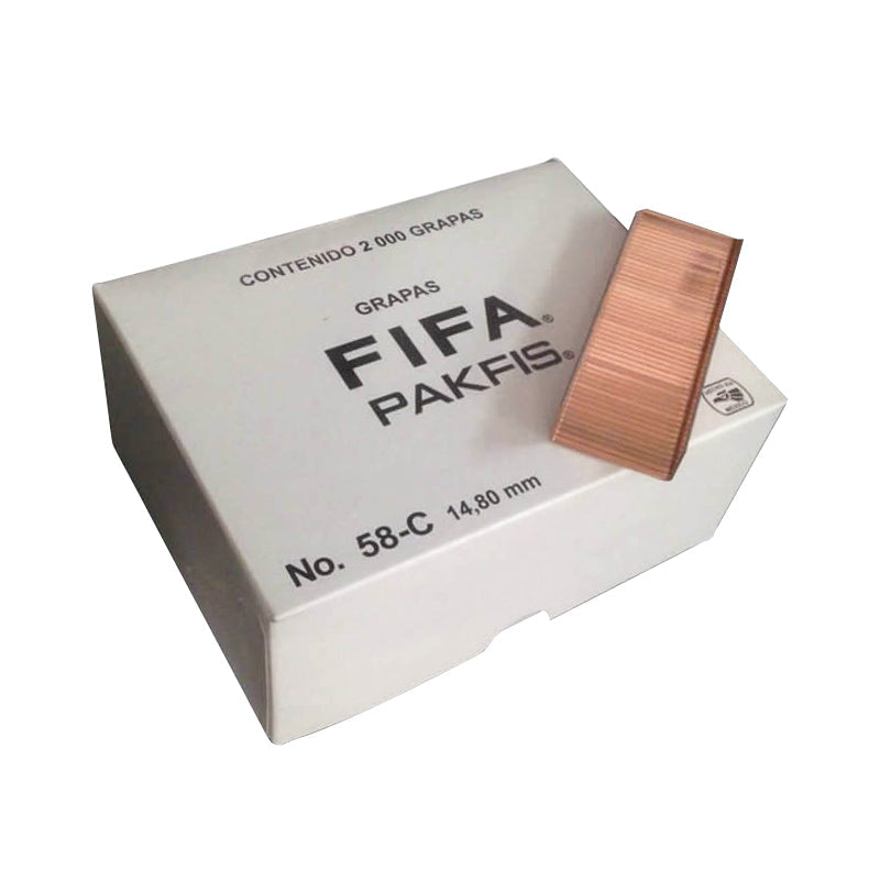 859 Caja d/grapas FIFA parkis 14,80mm (0.583″) 58-c