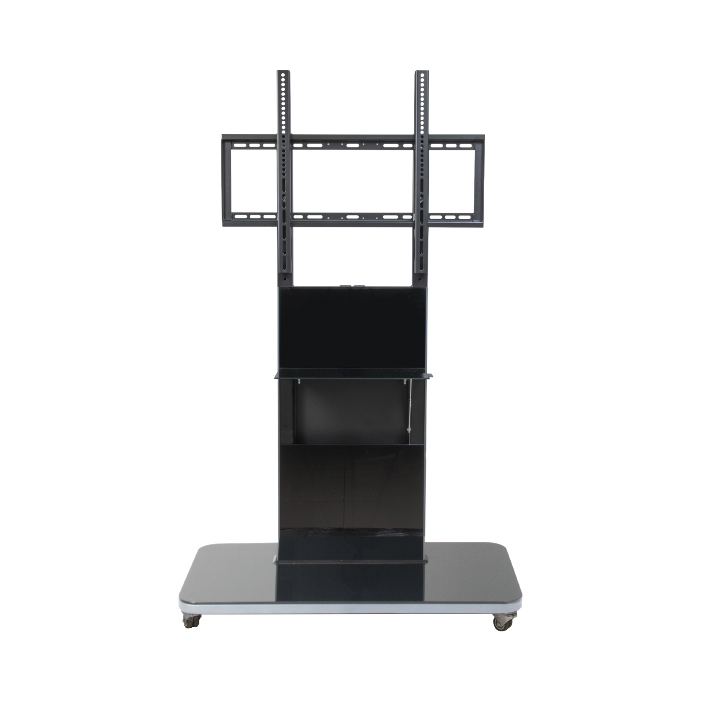 Soporte de Pantalla con Ruedas / Compatible con Monitores de 55 "a 86" / Base para Colocar Accesorios Adicionales (Incluye Montaje para Pantalla)