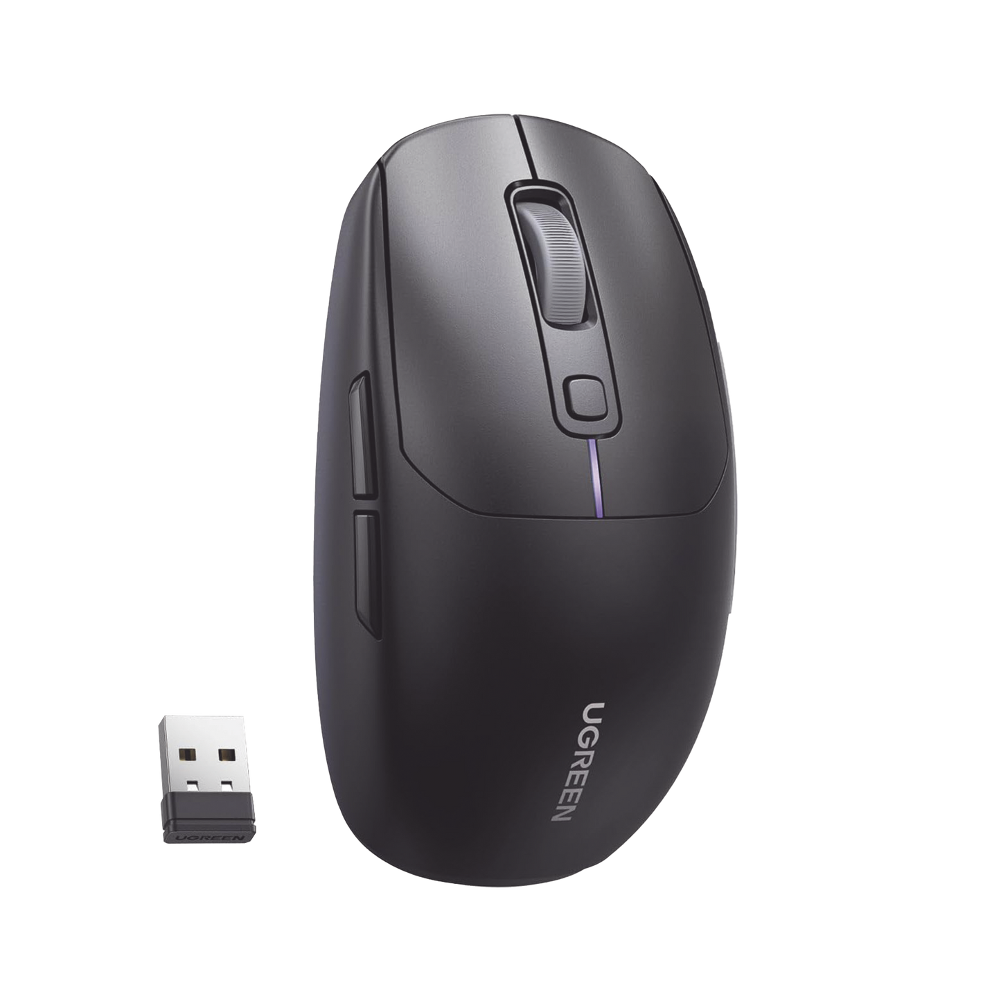 Mouse Gaming Inalámbrico| 5000 DPI | 5 Niveles de DPI |6 Botones | Recargable | Tri-Modo USB/BT/2,4 GHz | Diseño Ergonómico | Alta Capacidad de BaterÃa | Luz Led | Compatible con Windows macOS Android iOS Linux.