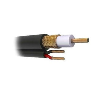 Cable Coaxial Siames RG-59, BOBINA 305 Metros, negro
