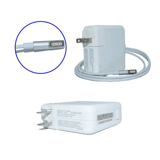 Cargador / Adaptador para Laptop AP-60W GENERICO de 60w, 16.5v y 3.65A magsafe 1