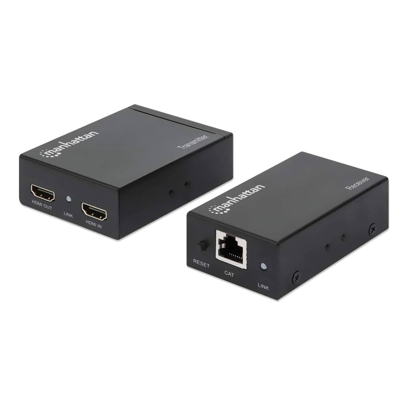 207461 Kit extensor de HDMI sobre Ethernet 1080p hasta a 100 m, Cable Cat6, Soporta IR