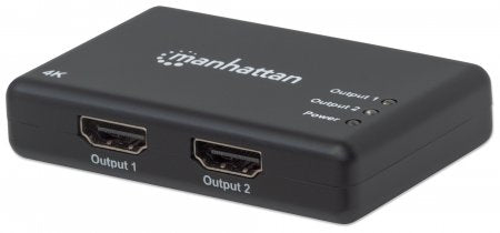 207669 Splitter HDMI de 2 puertos; Resolución 4K@30Hz, Video full 3D y Color Profundo.