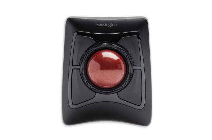 Trackball Inalámbrico KENSINGTON K72359WW , Negro con detalles en Rojo, Bluetooth