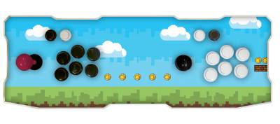 Consola Arcade NCA-6084 Dos Jugadores + 2 RC WIFI RAM 2GB Bocina 3W 12V Retroiluminado, Incluye Juegos N64. Almacenamiento 64GB, Modelo Aventura NBCA60AD3D