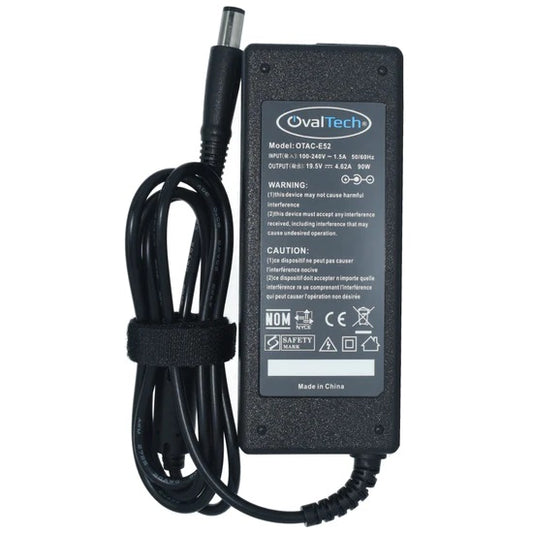 Adaptador para Computadora Portatil OVALTECH 19.5V/4.62AH C/Blister + USB