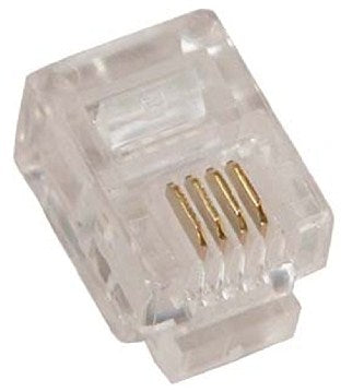 Plug RJ11 BROBOTIX 170301, RJ11, Transparente
