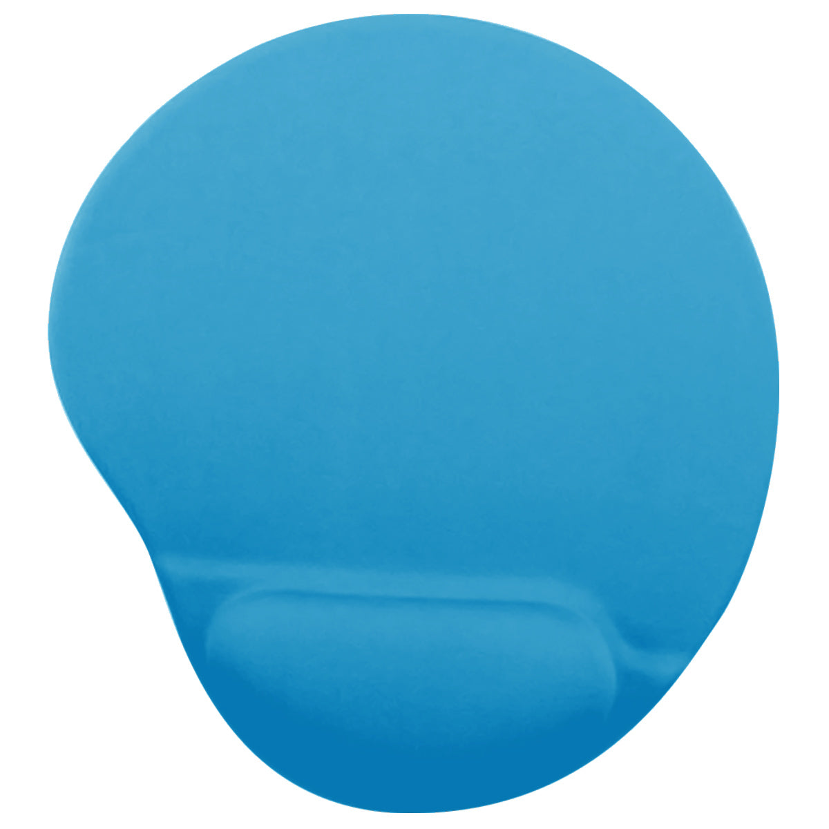 Mouse Pad, C/ Almohadilla Tipo Gel, AZUL TURQUESA, Antiderrapante, Monótono, 24.5*21.5*0.2 Cms, BROBOTIX 500074T