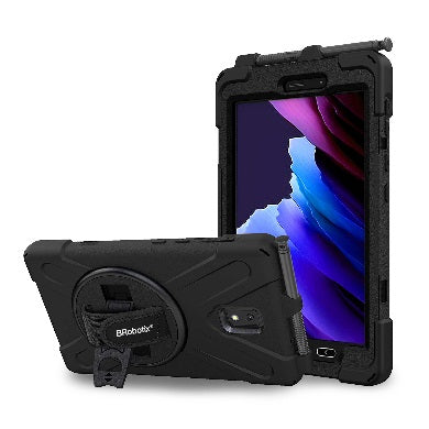 FUNDA PROTECTOR C/CORREA, USO RUDO, GIRO 360º , P/SAMSUNG GALAXY ACTIVE 3, 8.0, C/MICA, T570/575/575N/X306B, BROBOTIX 6005170
