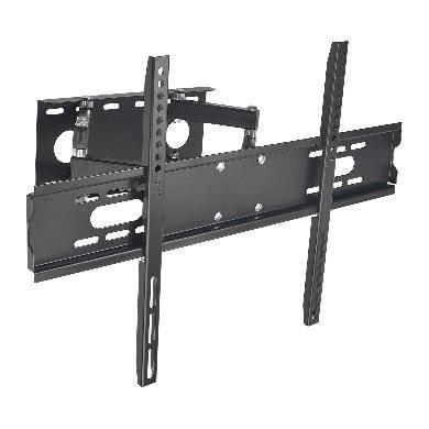 Soporte para TV, De Pared Articulado de 30 a 85 pulgadas, Doble Brazo, De Acero, Resistencia 60k, Negro, 6006245 BROBOTIX