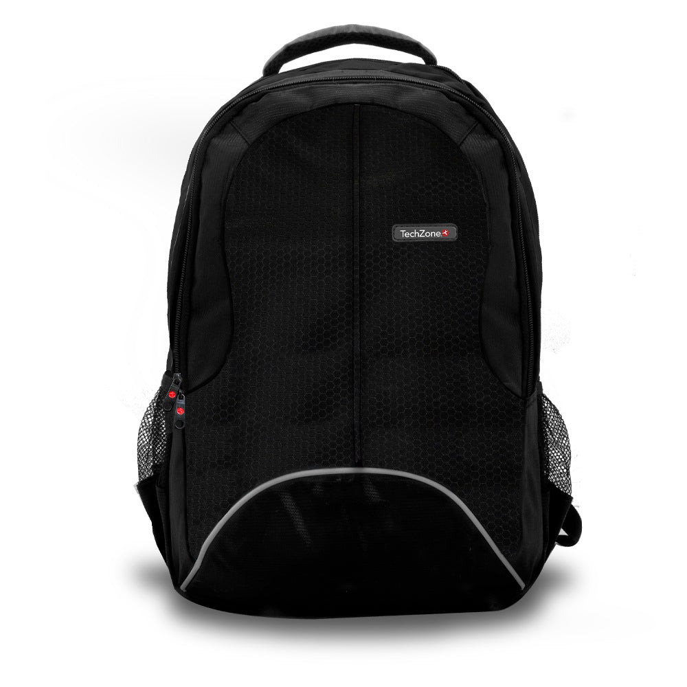 Backpack Eco Sport TechZone, de 15.6 pulgadas, múltiples compartimientos, costuras y asas reforzadas, garantía limitada de por vida.