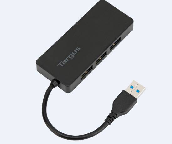 HUB Básico TARGUS ACH124US, USB 3.0, Negro, 4 puertos