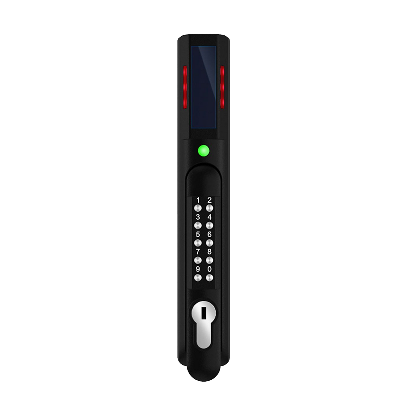 Chapa de Seguridad SmartZoneâ„¢, Con Lector de Tarjetas de Frecuencia Dual (125 kHz y 13.56 MHz), Teclado de Autenticación y Sensor de Humedad Integrado