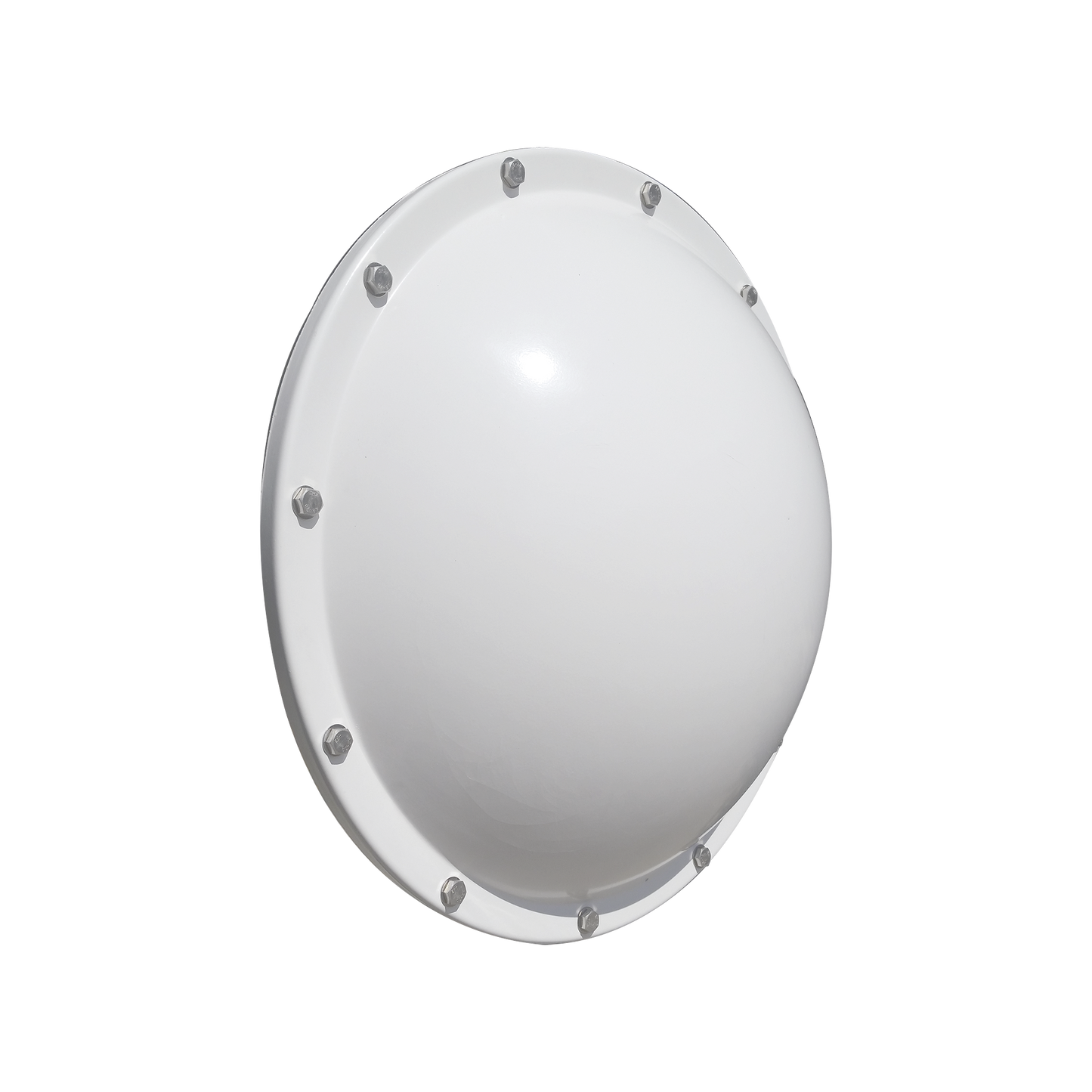 Radomo de Fibra de Vidrio para Antena Direccional AJ-600-34 (Reduce el impacto del viento en la Antena y Torre).