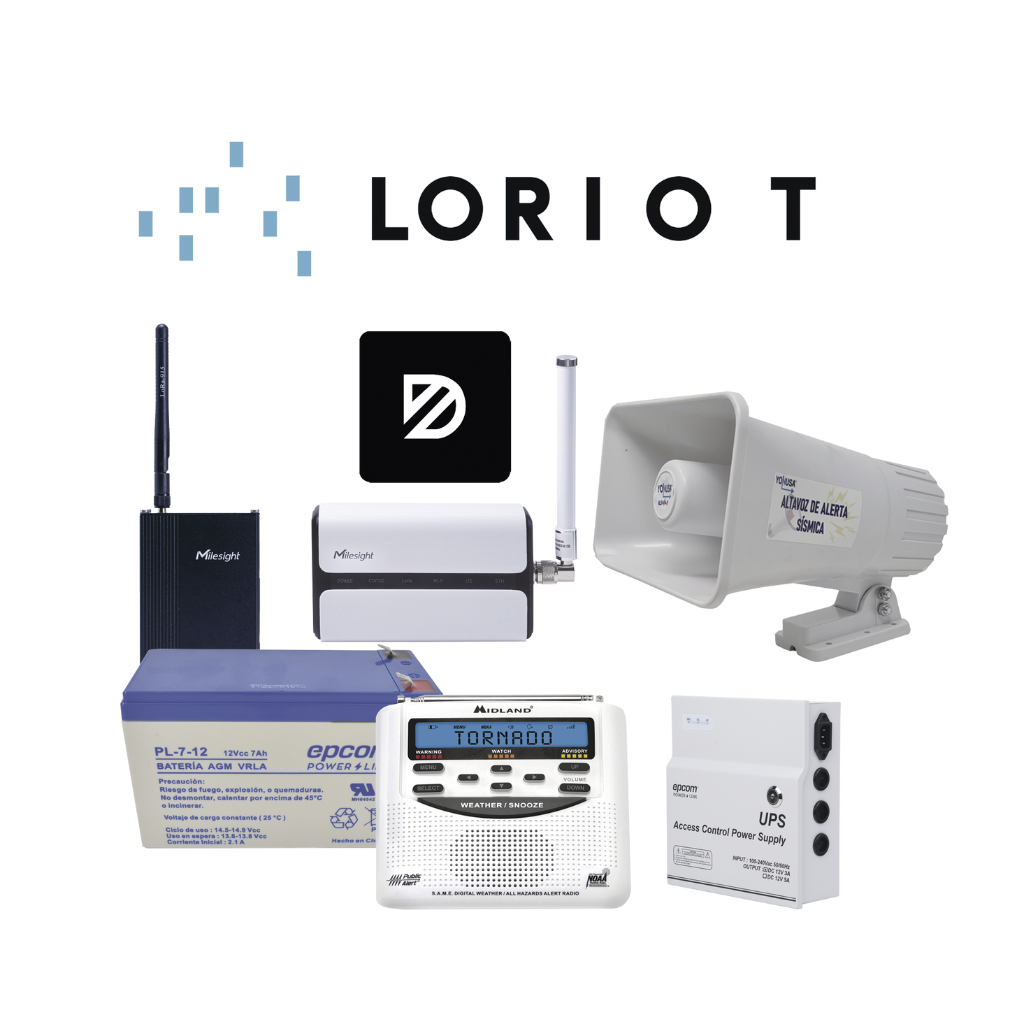 Kit Inicial Para Alarma Sismica De Largo Alcance Con Lorawan