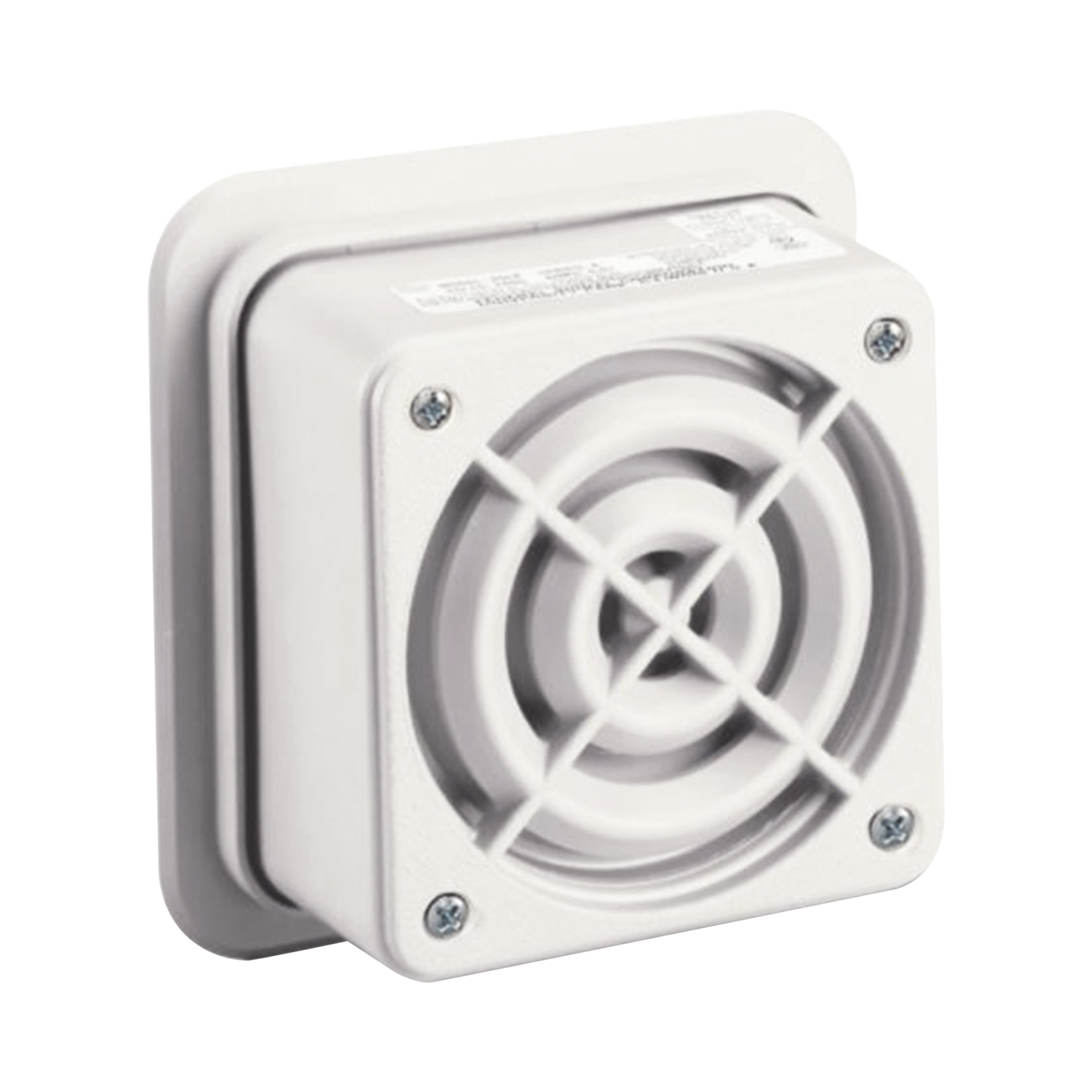 AudioMaster® Altavoz Reentrante Listado contra incendios UL de 2 Watts, De 25 Vrms color Beige