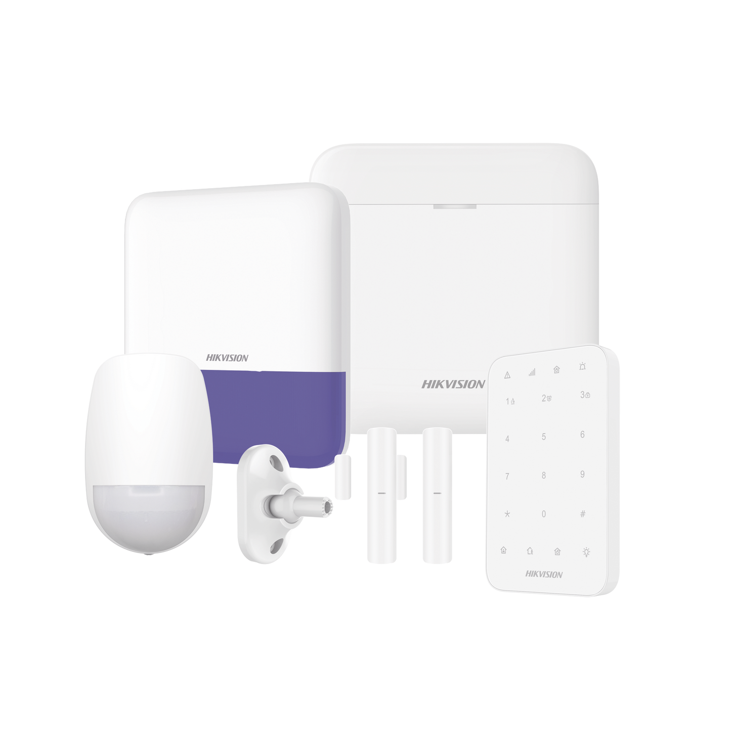 (AX PRO) KIT de Alarma AX PRO / Incluye: 1 Hub con bateria de respaldo / 1 Sensores PIR / 1 Montaje Universal para PIR / 2...
