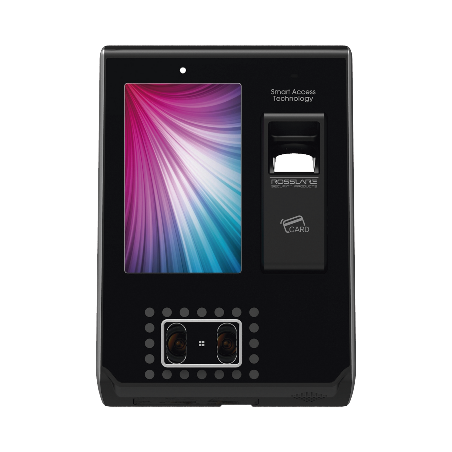 Lector biometrico de Huella y reconocimiento Facial con lector de PROX (125Khz) y Mifare (13.56 Mhz)