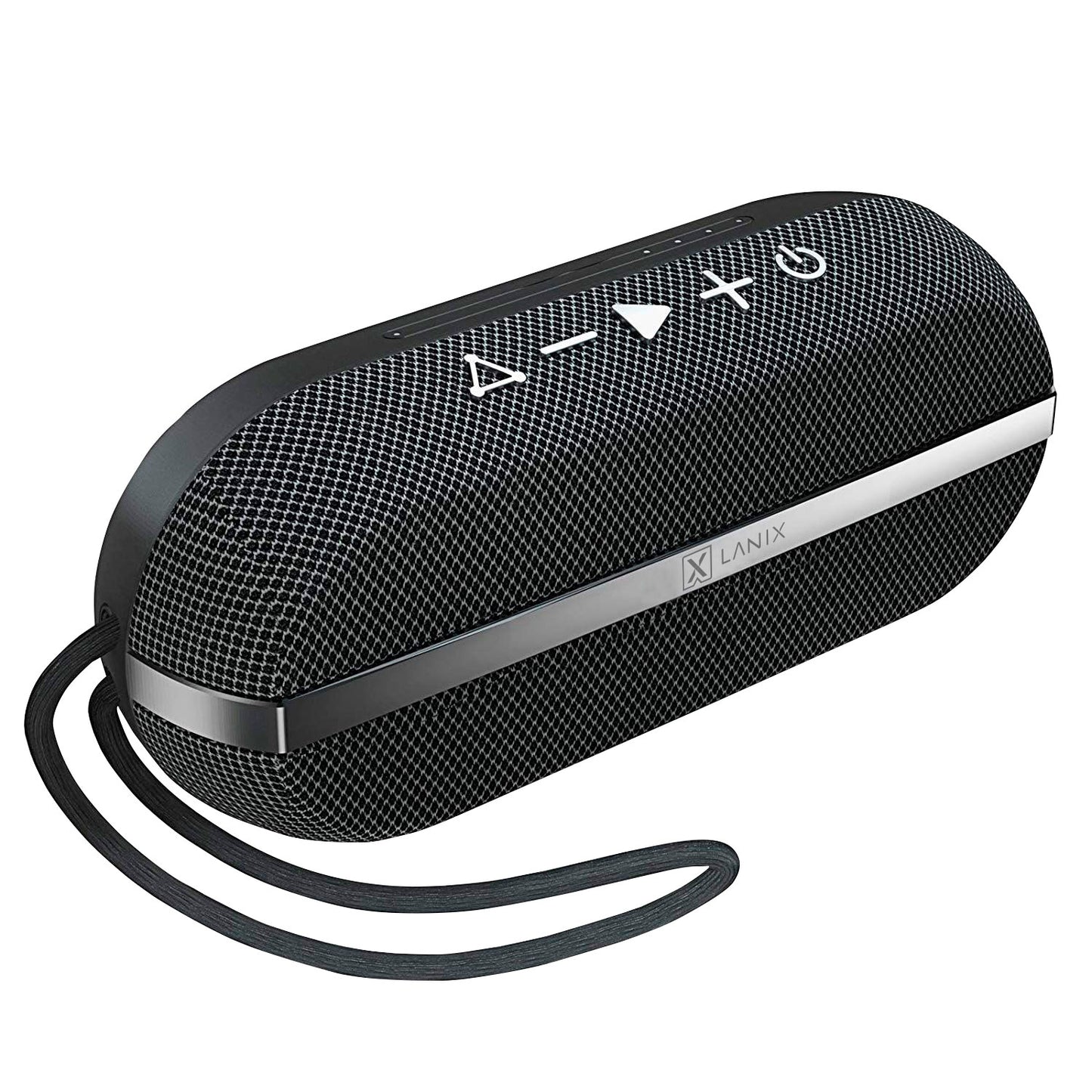 Bocina Bluetooth LANIX 11327, LXSP PRT, Altavoz portátil, estéreo, Negro, 12 W