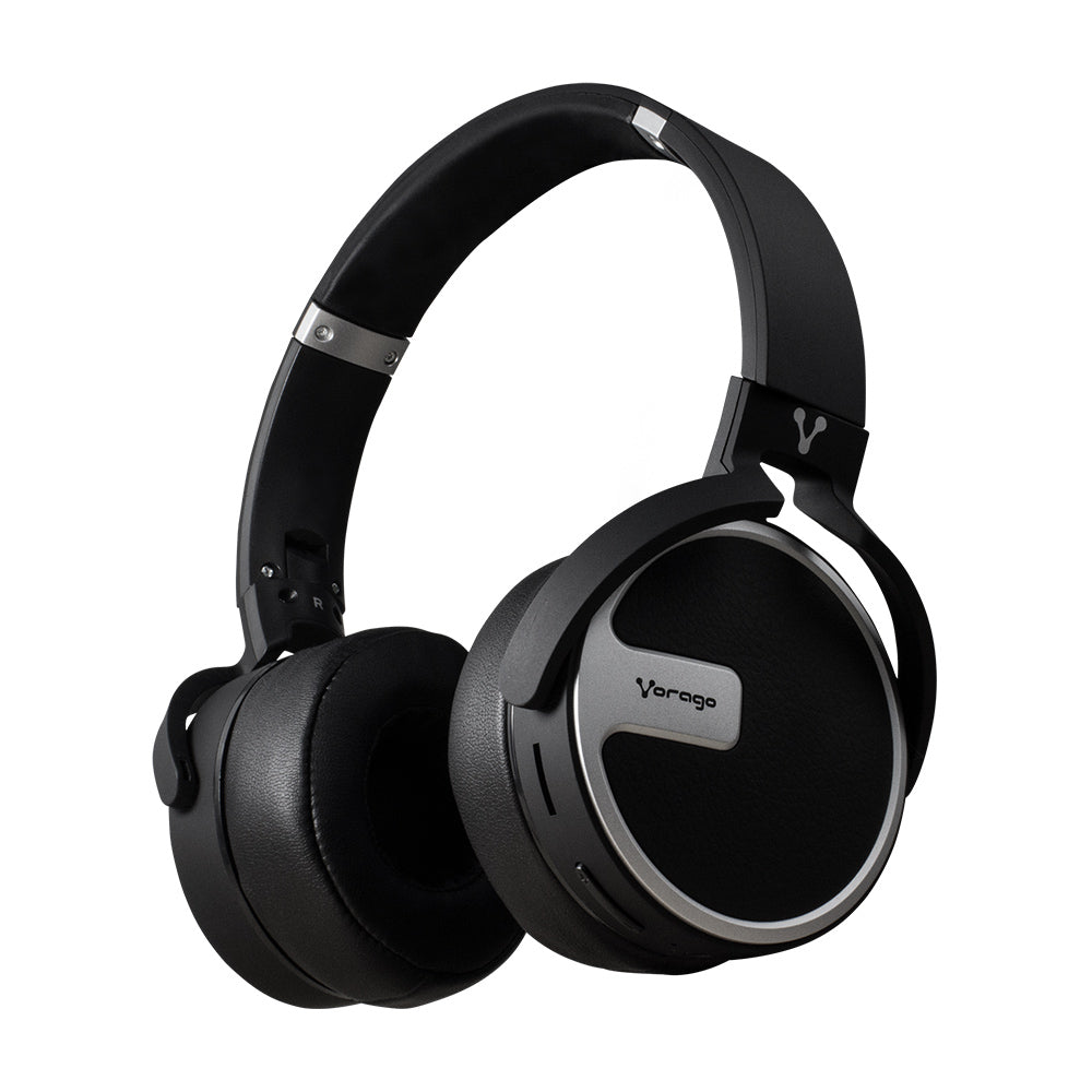 Diadema Vorago HPB-201 VORAGO HPB-201, Diadema, Plata Negro, Bluetooth, Bluetooth MSD