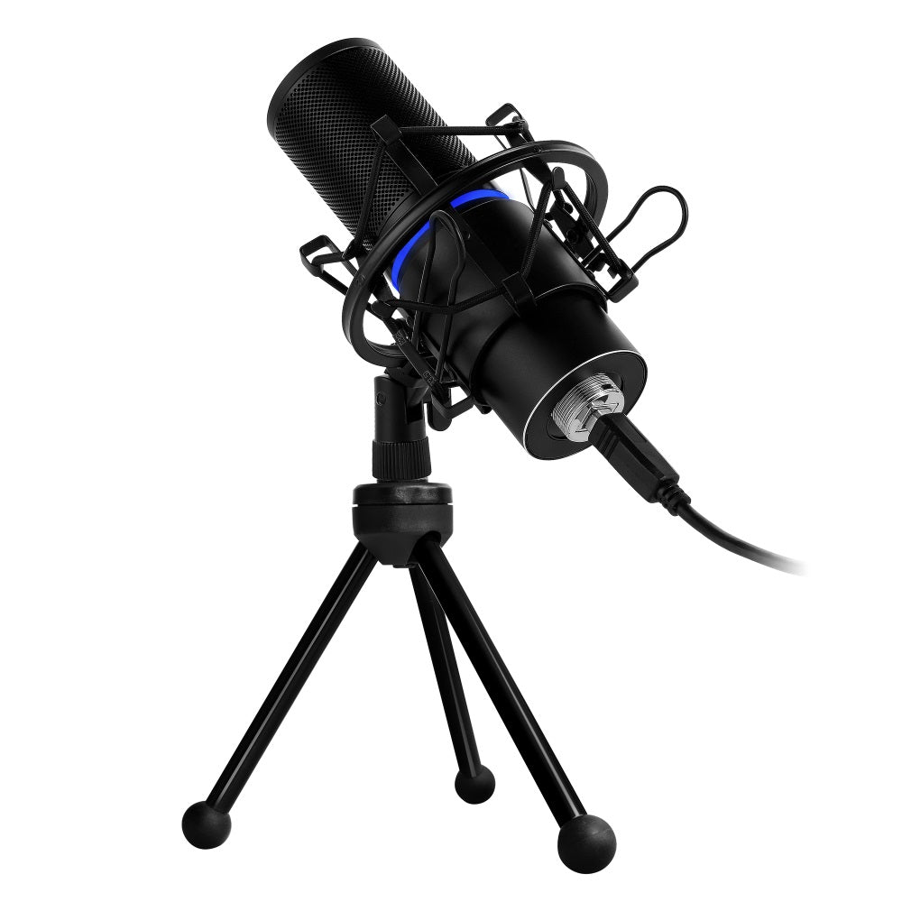 Microfono GAME FACTOR MCG700, Alámbrico, Negro