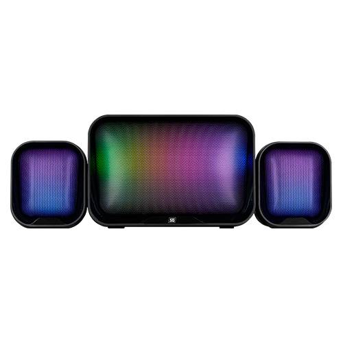 Bocinas Vorago Start The Game Spk-255 2.1 Usb/3.5Mm 3W*2 + 10W Subwoofer Rgb