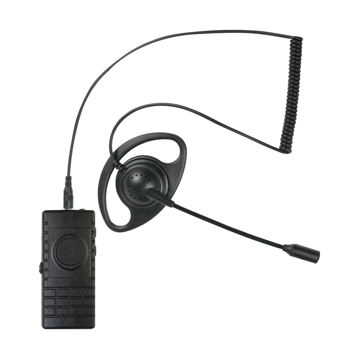 PTT inalámbrico Bluetooth con auricular con micrófono boom para radios Kenwood Serie NX5000/3000