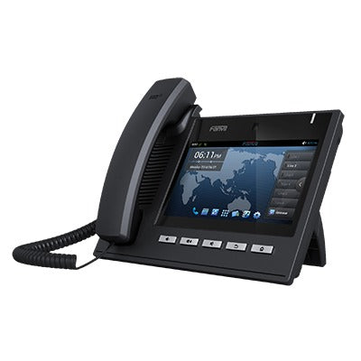 Teléfono IP Ejecutivo Para 6 LÃneas SIP con Video Conferencia HD720, Pantalla Multi-Touch, Voz HD y Conferencia de 10 vÃas con Soporte Para PoE
