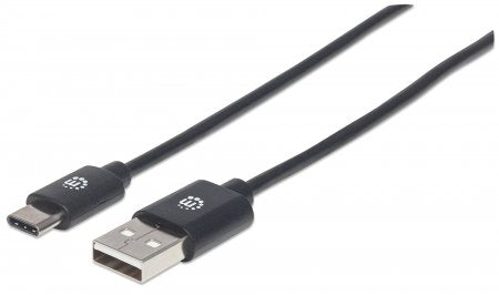 354929 Cable para Dispositivos USB C de Alta Velocidad. USB 2.0, A macho/ C macho, 480 Mbps, Longitud 2 m, Color Negro
