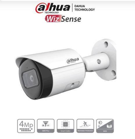 Camara Bala Dahua Technology DH-IPC-HFW2441S-S, Alámbrico, Techo / Escritorio, 2688 x 1520 Pixeles, 4 MP