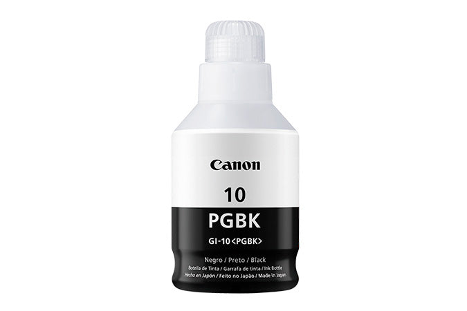 Tanque de tinta CANON GI-10 BK , 7,700 paginas