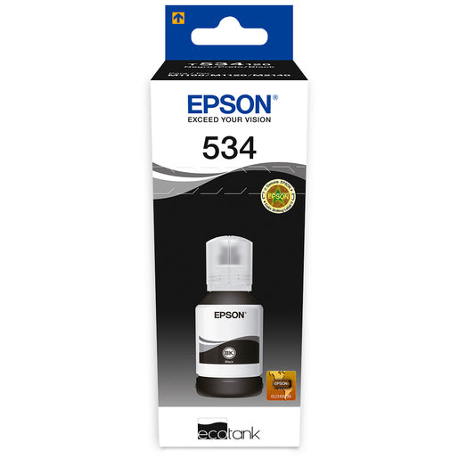 Botella de Tinta EPSON T534, Negro, Botella