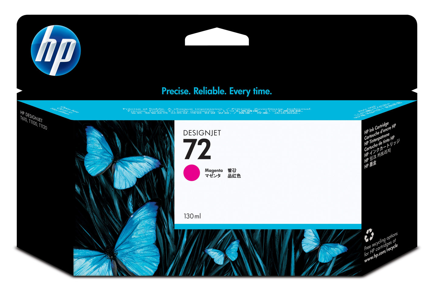 Tinta HP 72, C9372A, Magenta 130ml