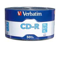 Disco CD-R VERBATIM 97488, CD-R, 700 MB, 50, 52x, 80 min