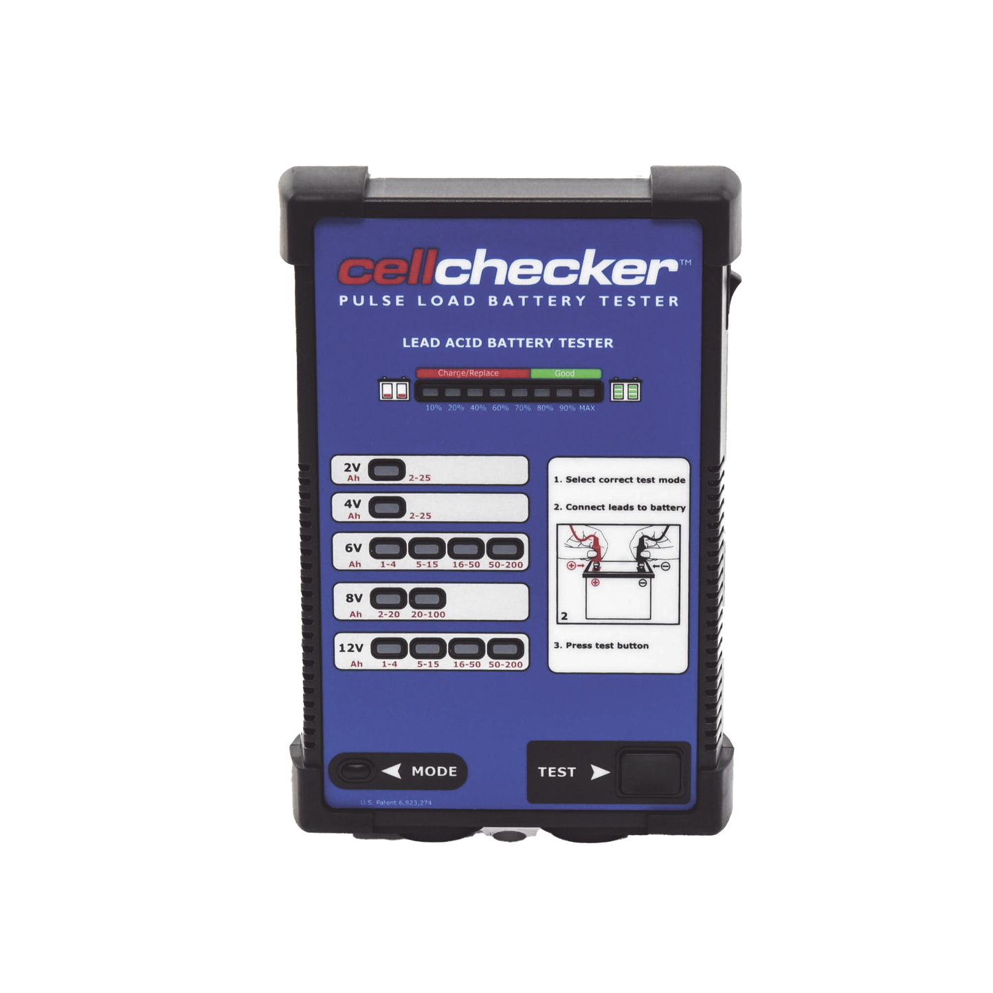 Probador De BaterÃas, Ideal Para Identificar BaterÃas Débiles o En Falla Para Los Sistemas De Alarma (Incluye funda)