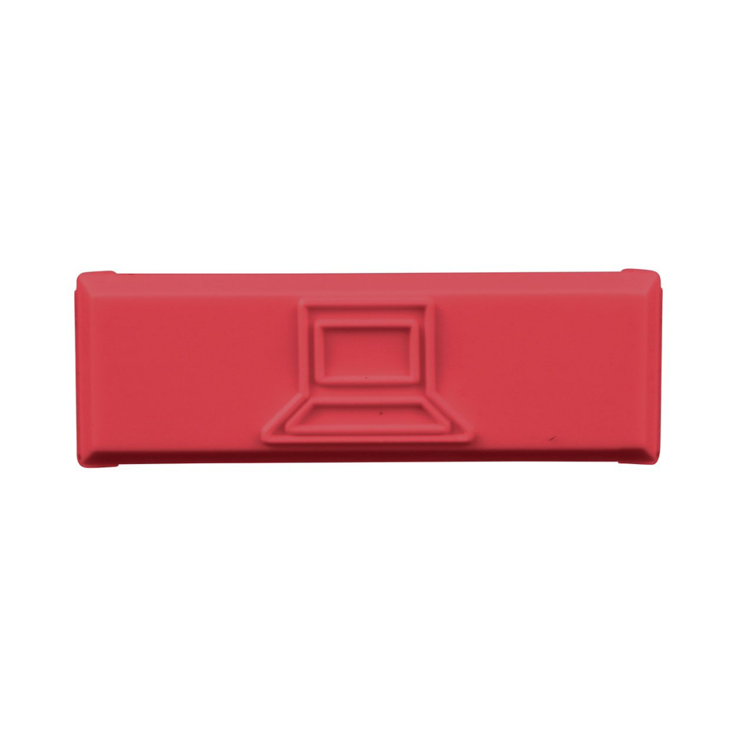 Paquete de 100 Iconos de Datos de Instalación a Presión, Para Jacks Mini-Com de Panduit, De Plástico, Color Rojo