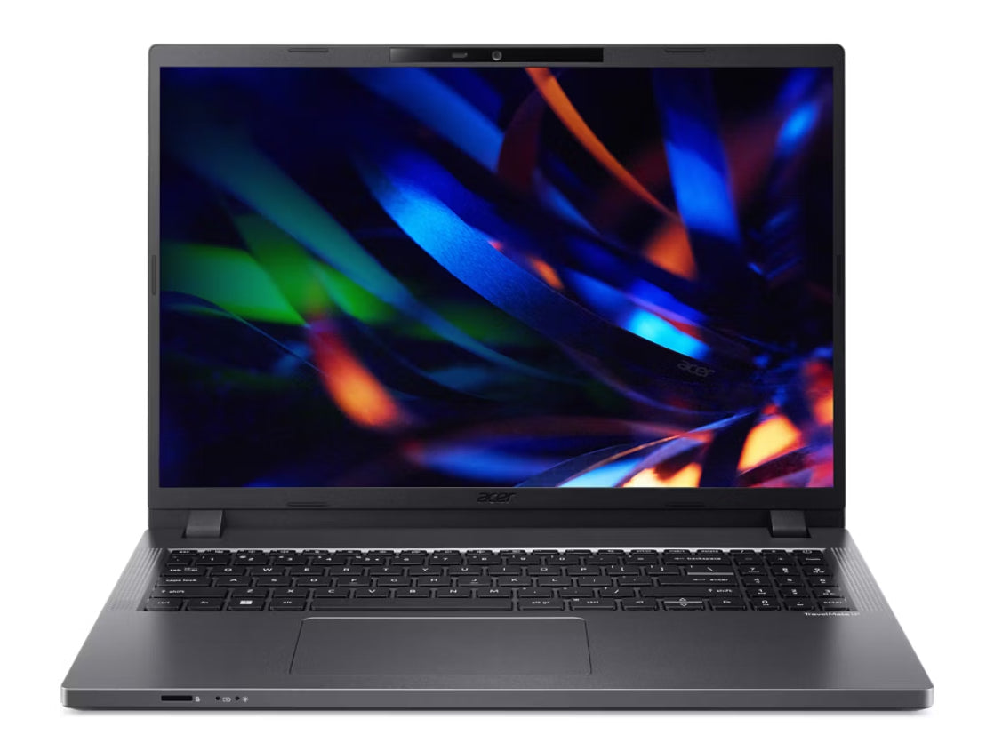 LAPTOP ACER TRAVELMATE P2 CORE I7-1355U; 16 WUXGA IPS; 8GB RAM; 512GB SSD; FINGERPRINT; WIN 11 PRO; 1 AÑO DE GARANTÍA + 1 AÑO CONTRA ROBO; GRIS ACERO