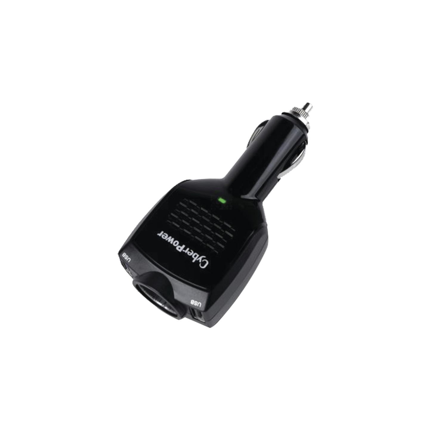 Cargador USB Portátil Vehicular, Para Viaje, Con 2 puertos USB 2.1 Amp y 1 Salida 12 Vcc de Encendedor