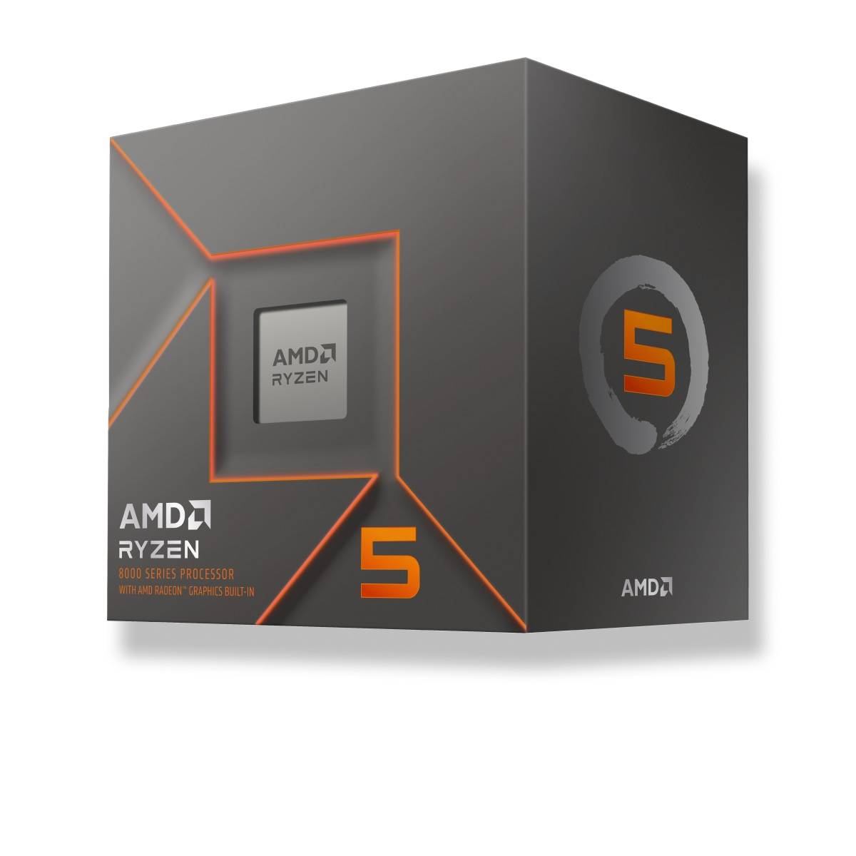 AMD RYZEN 5 8500G, 6 núcleos, Socket AM5, Con Ventilador, Con Gráficos Incluidos.