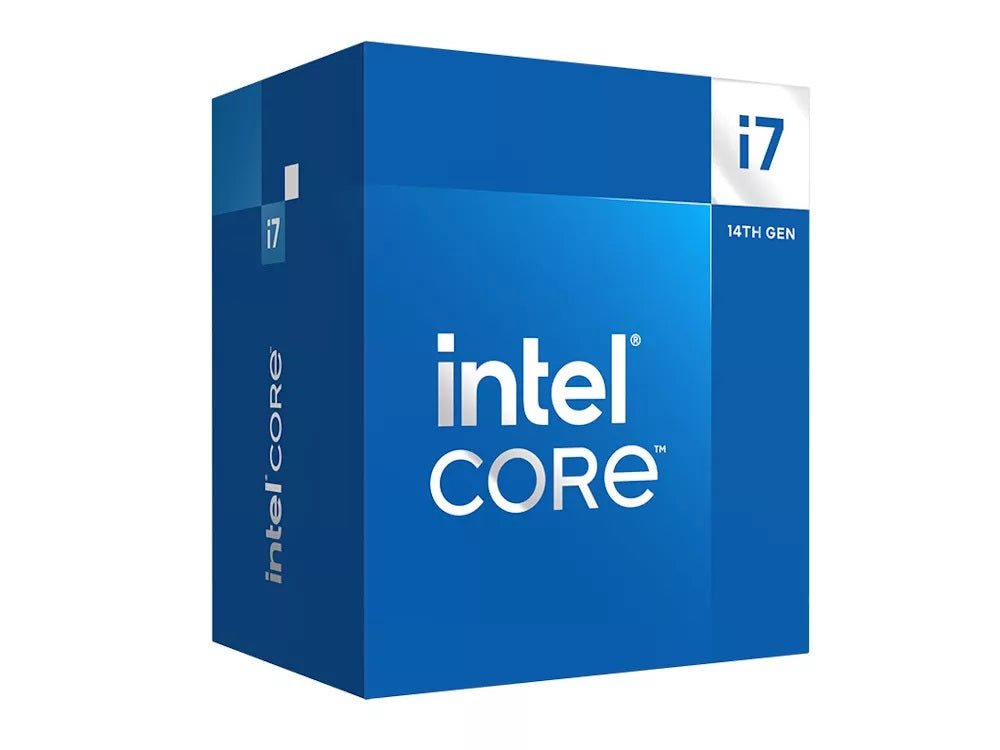 Procesador Intel® Core™ i7-14700F de 5.4 GHz Max Turbo, 20 Core, 28 Threads, 33Mb Smart Cache con Gráficos, requiere GRÁFICO(MOTHERBOARD LGA1700)