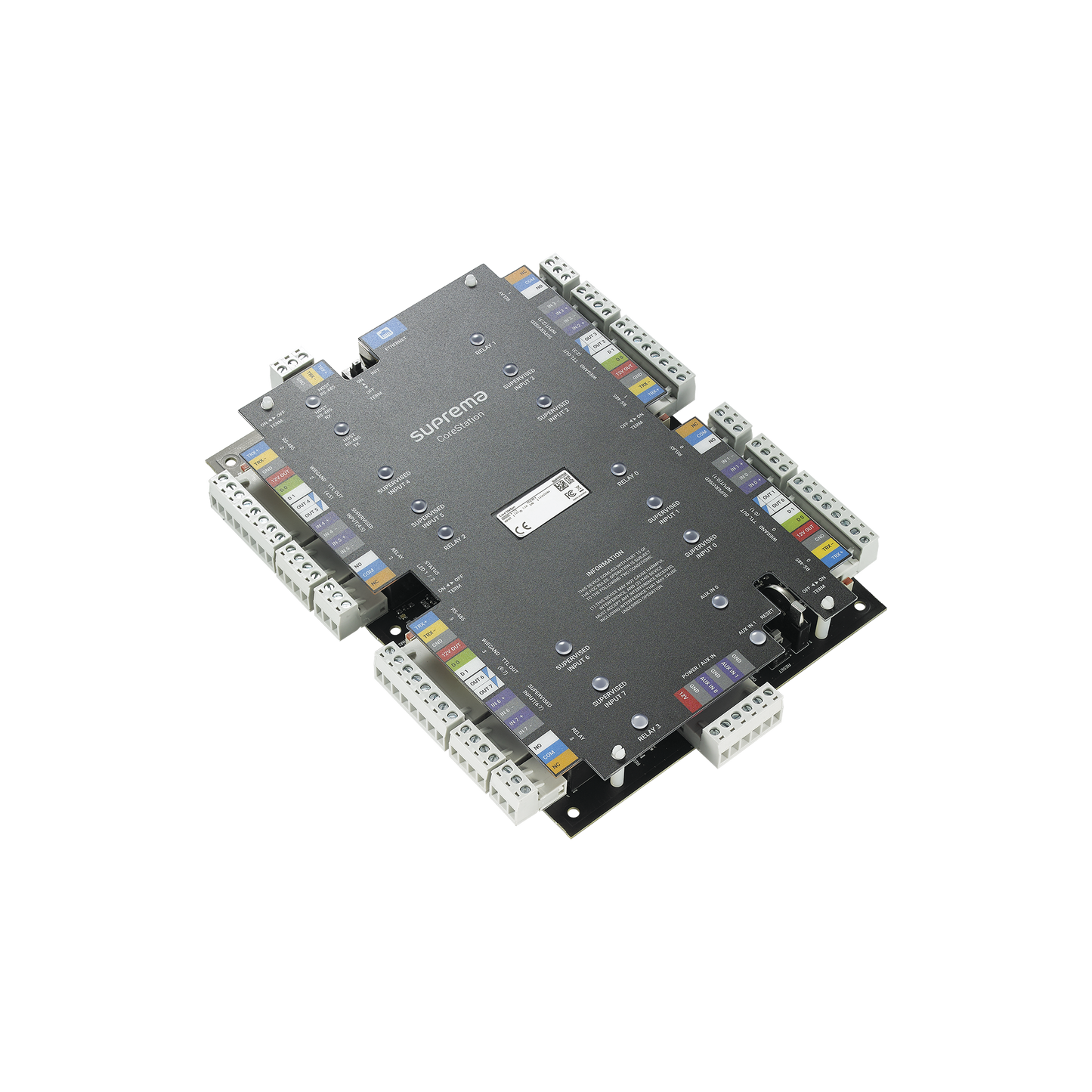 CoreStation Panel de Control de Acceso / BiometrÃa Integrada / Compatible con Sistema de Elevadores / 200,000 Huellas / 4 Puertas