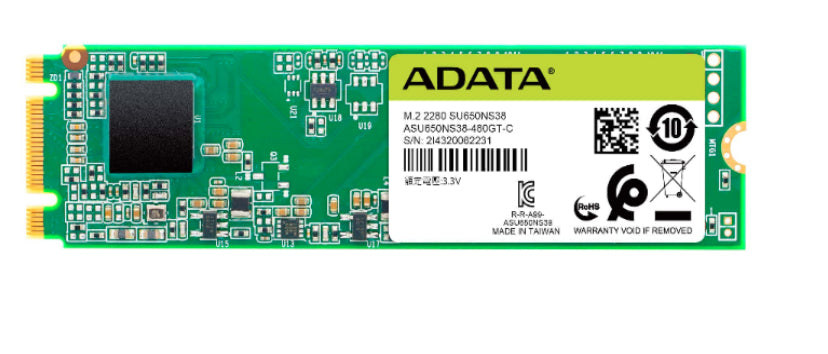 Unidad de Estado Solido ADATA SU650 , 480 GB, Serial ATA III, 550 MB/s, 510 MB/s