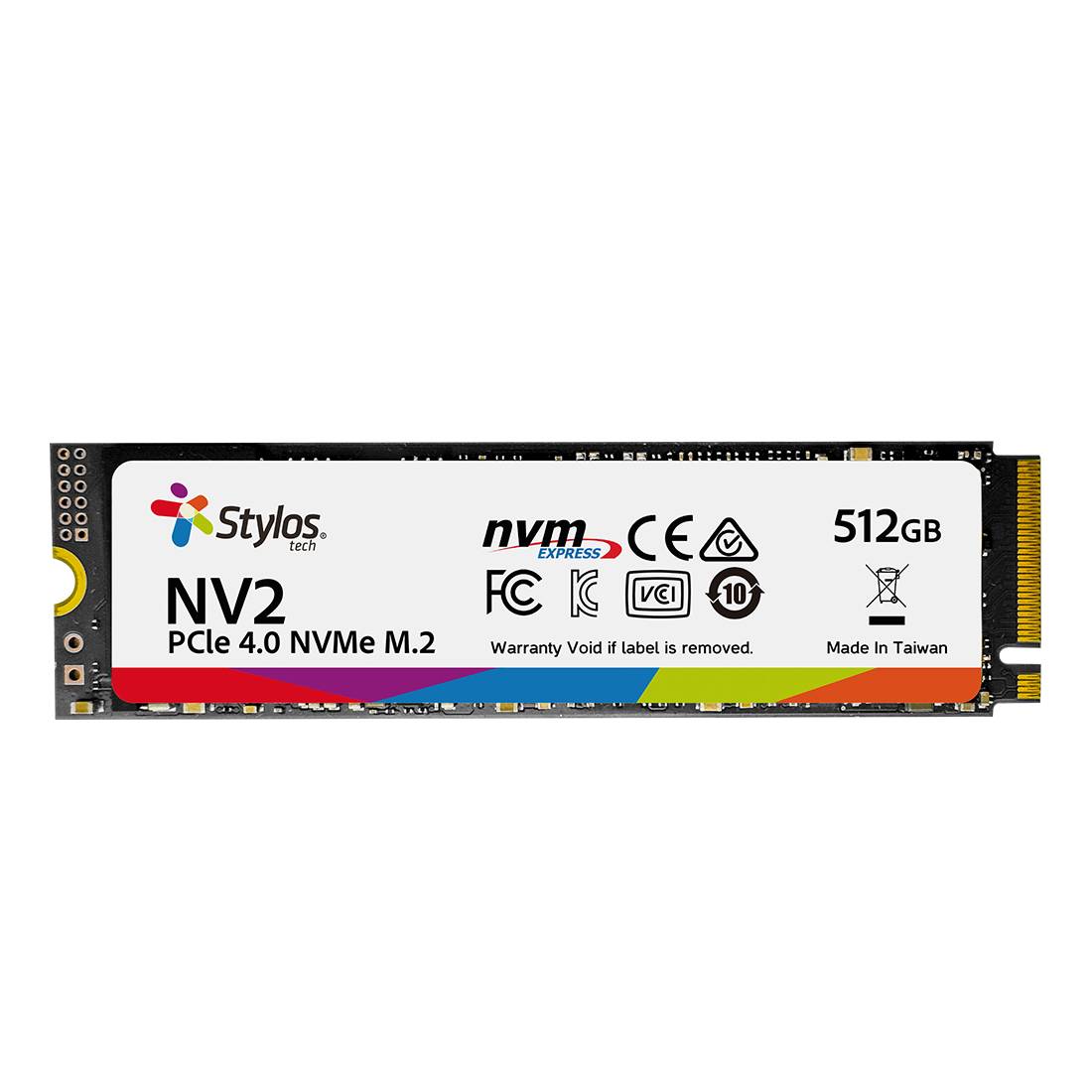 SSD Stylos STMSSDM21B, 512 GB, PCI Express 3.0, 3000 MB/s, 2500 Mb/s