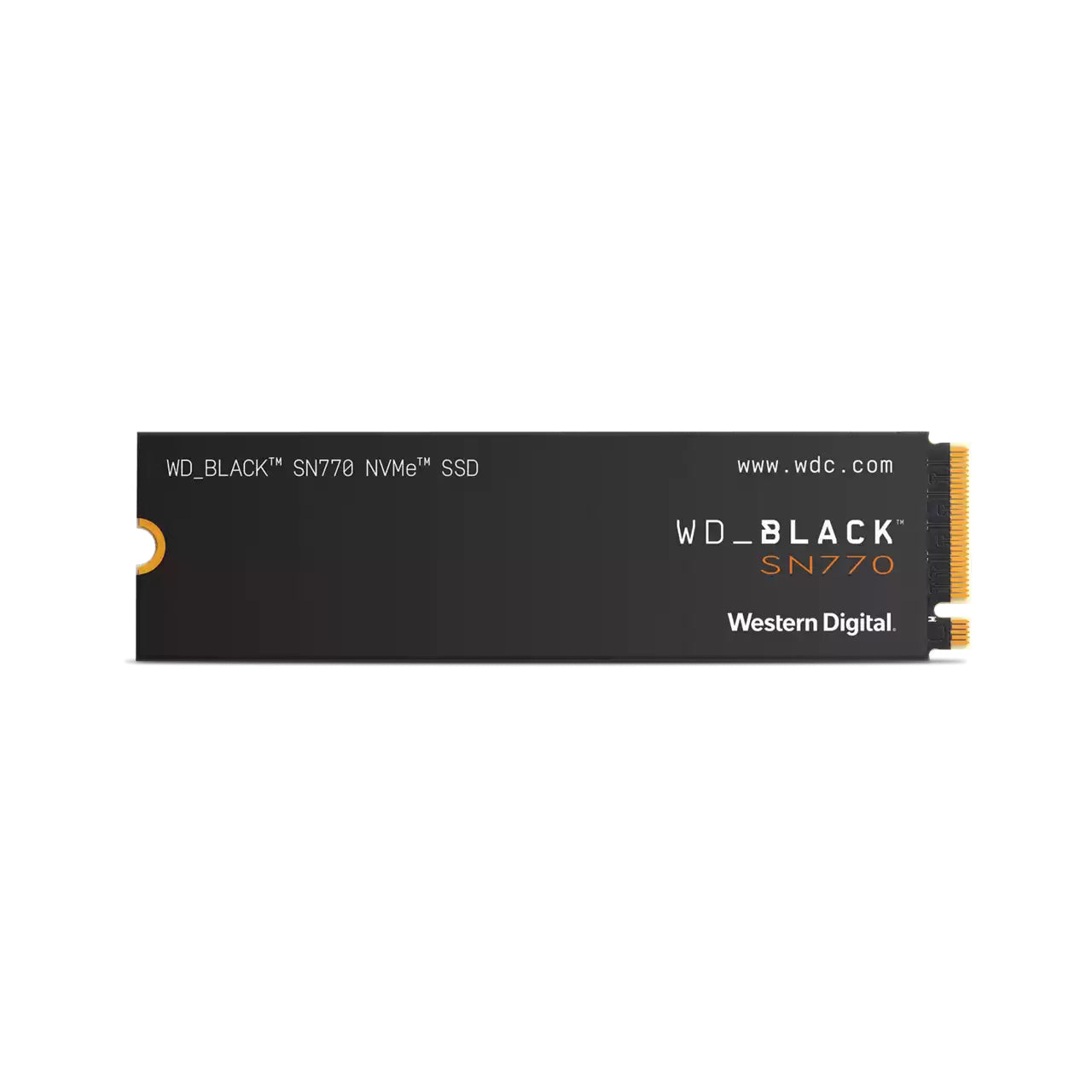 Disco Estado Solido WD Black SN770 NVMe PCI Express 4.0 500GB WDS500G3X0E