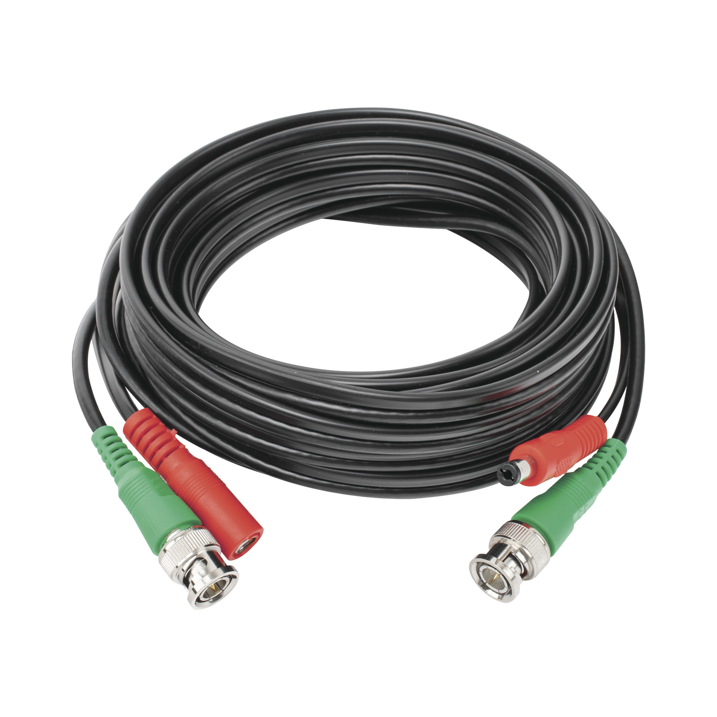 Cable coaxial ( BNC RG59 ) + Alimentación / SIAMÉS / 5 Metros / 100 % COBRE / Para Cámaras 4K / Uso interior y exterior